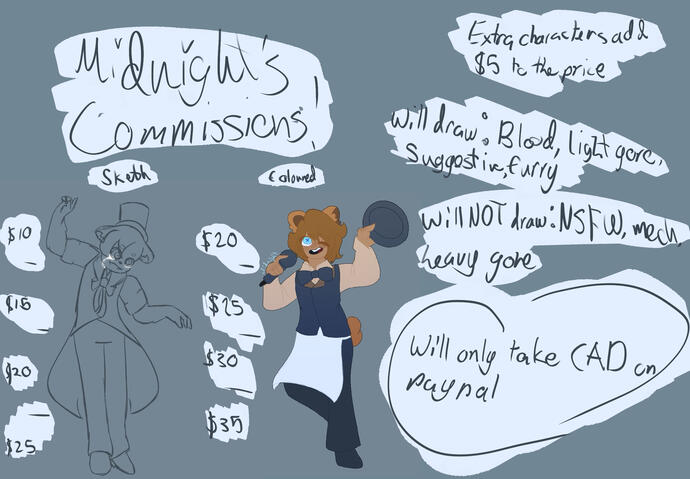 Pricing and guidelines!